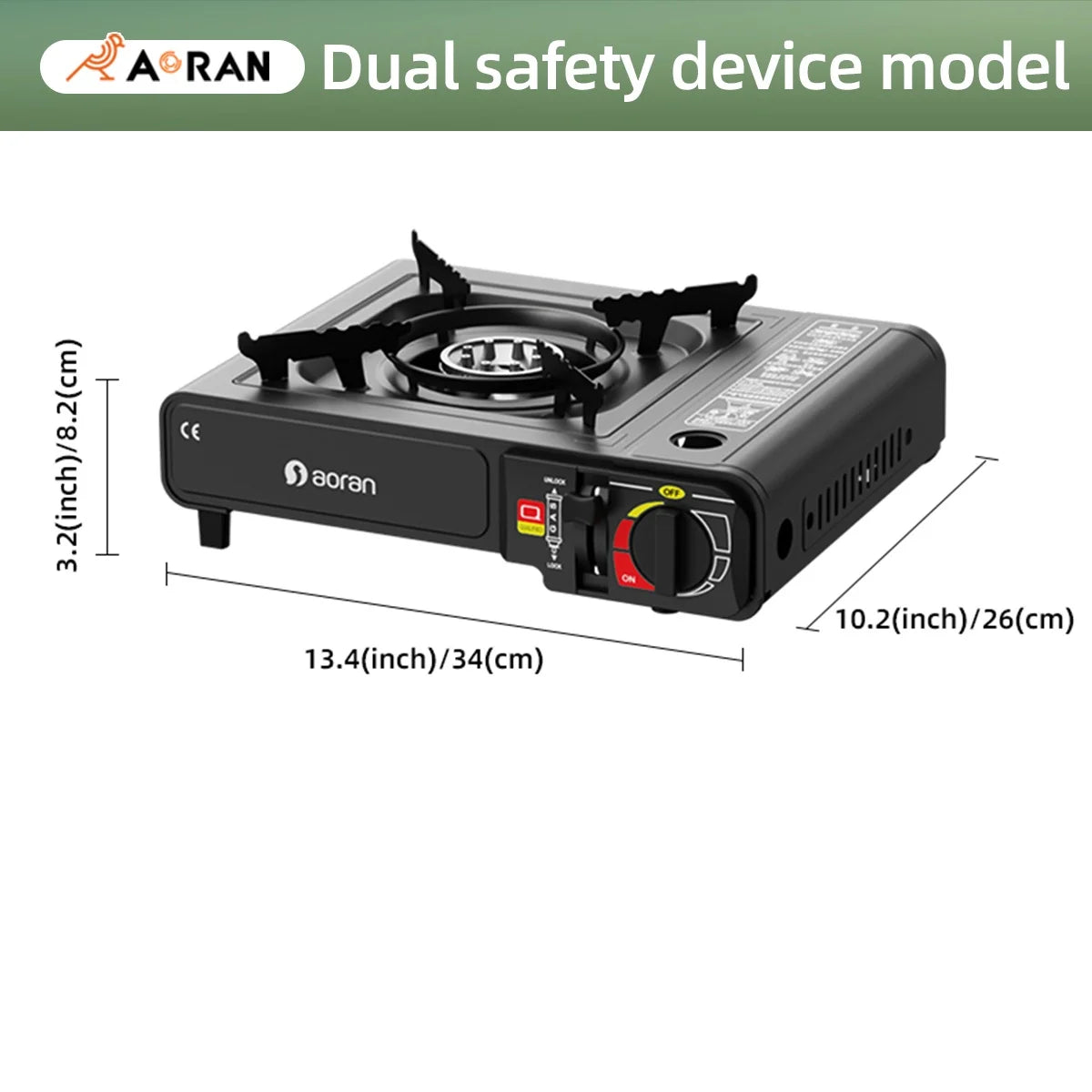 Cassette Stove Household Outdoor Portable Stove Grill 2900W High Fire Gas Stove Suitable for Outdoor Camping Kitchen Barbecue Daniel’s Outdoor Company