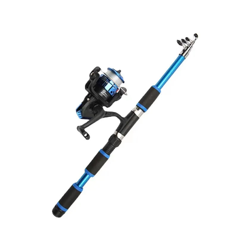 Fishing Pole Set Full Kits With Telescopic Fishing Rod And Spinning Reel Baits Hooks Travel Pole Set Daniel’s Outdoor Company