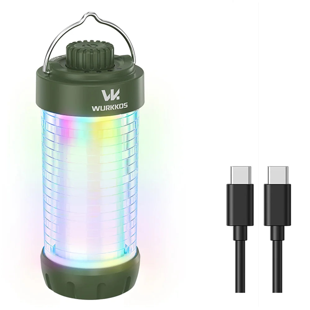Wurkkos CL01 Mini RGB 360° Flashlight, 550 Lumens, 21700 Rechargeable LED Flashlight, Camping Light, Power Bank, Waterproof Daniel’s Outdoor Company