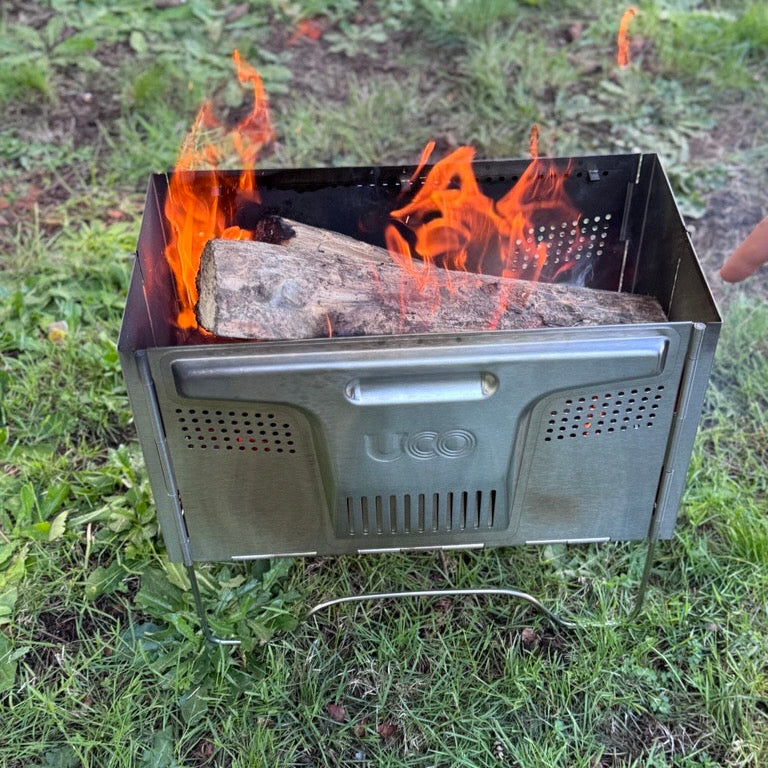 Flatpack Smokeless Firepit and Grill UCOgear.com