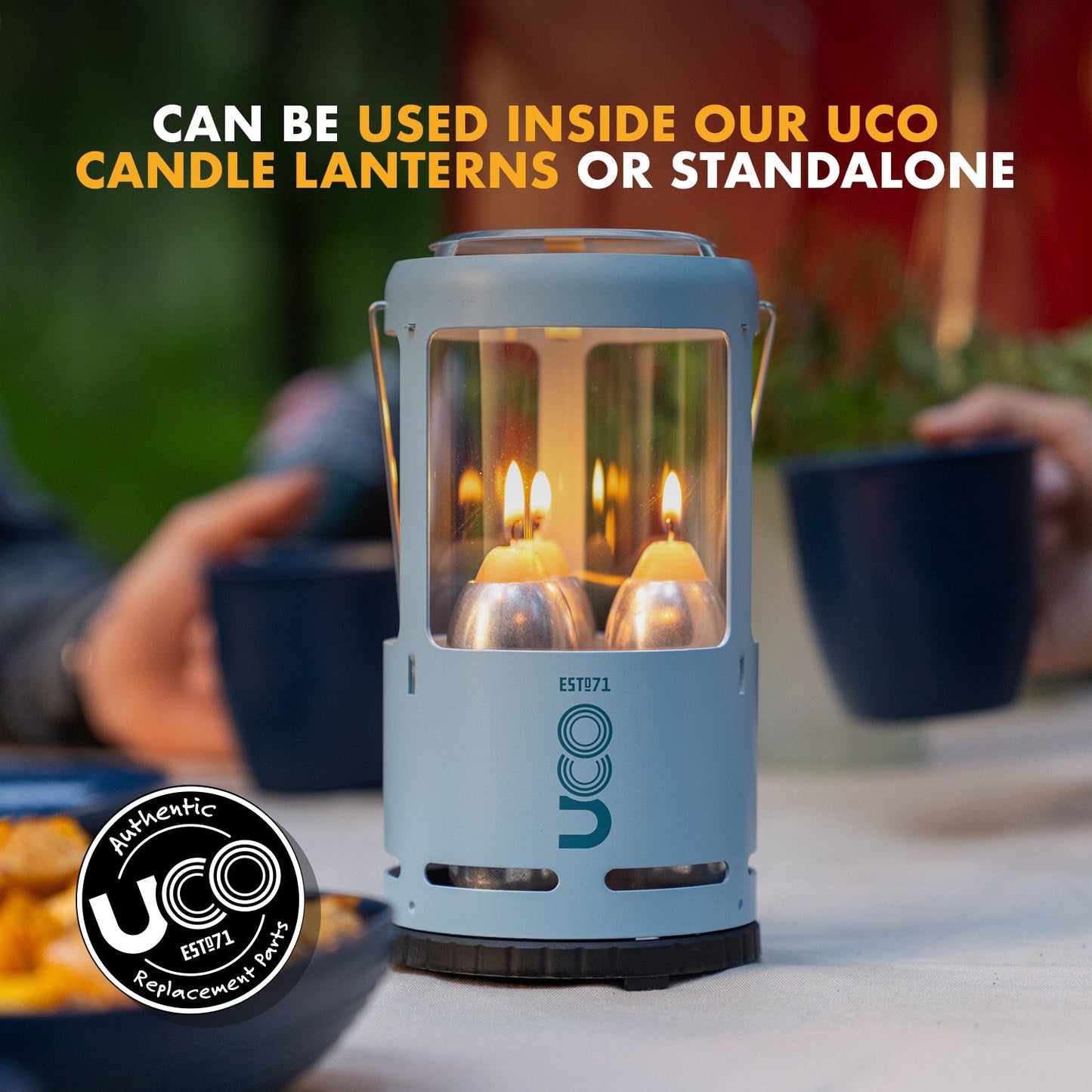 18-Hour Natural Beeswax Candles - 3 pack {Made in USA} UCOgear.com