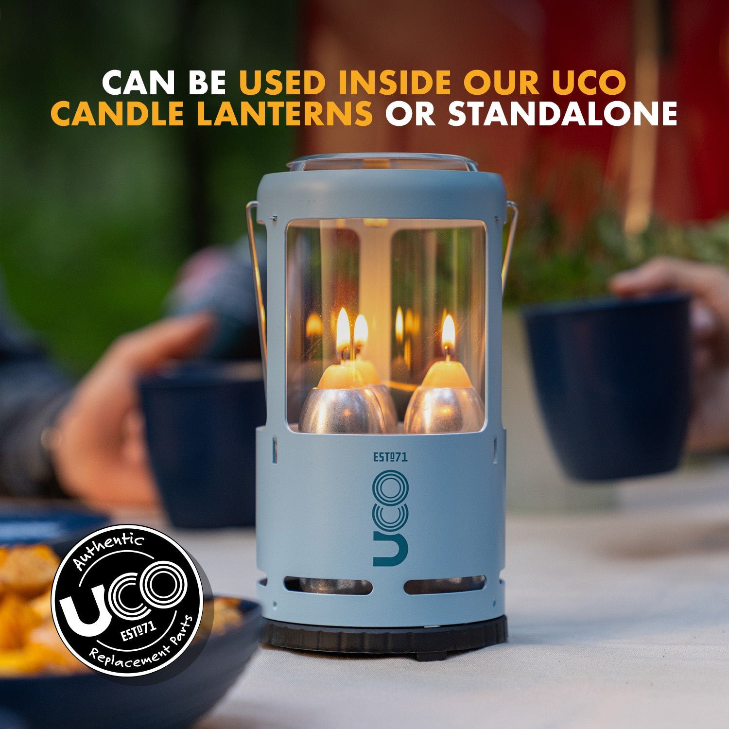18-Hour Natural Beeswax Candles - 3 pack {Made in USA} UCOgear.com