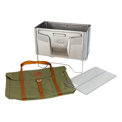 Flatpack Smokeless Firepit and Grill UCOgear.com