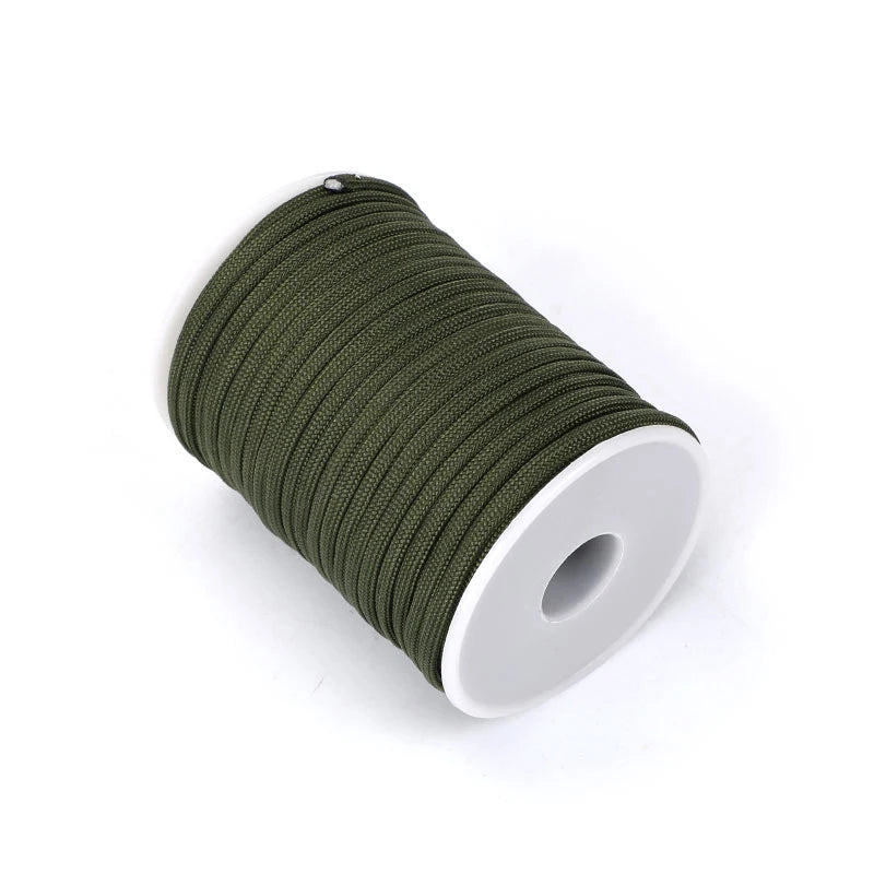 5M/15M/30M 7-Core 550 Paracord 4mm Parachute Cord Outdoor Camping survival Rope kit Umbrella Tent Lanyard Strap Clothesline Daniel’s Outdoor Company
