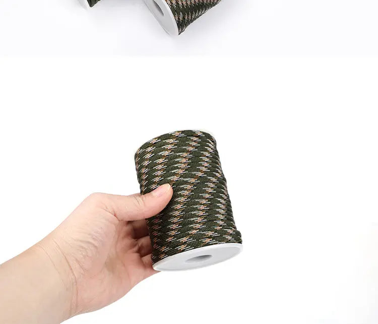 5M/15M/30M 7-Core 550 Paracord 4mm Parachute Cord Outdoor Camping survival Rope kit Umbrella Tent Lanyard Strap Clothesline Daniel’s Outdoor Company