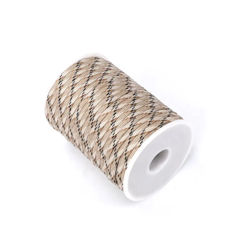 5M/15M/30M 7-Core 550 Paracord 4mm Parachute Cord Outdoor Camping survival Rope kit Umbrella Tent Lanyard Strap Clothesline Daniel’s Outdoor Company