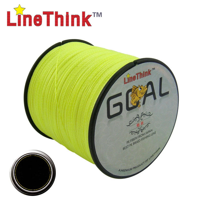 100M 300M 500M Brand LineThink GOAL Japan Multifilament 100% PE Braided Fishing Line 8LB to 100LB Daniel’s Outdoor Company