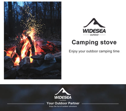 Widesea Camping Wind Proof Gas Burner Outdoor Strong Fire Stove Heater Tourism Equipment Supplies Tourist Kitchen Survival Trips Daniel’s Outdoor Company