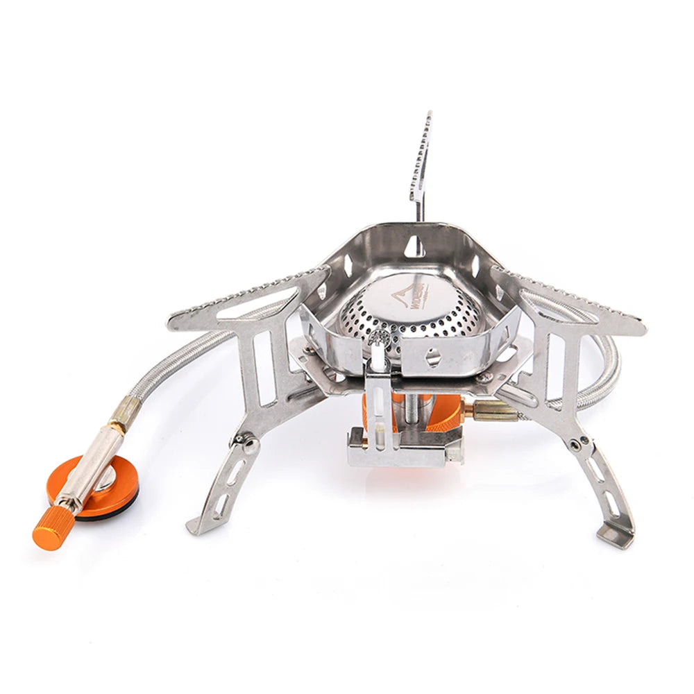 Widesea Camping Wind Proof Gas Burner Outdoor Strong Fire Stove Heater Tourism Equipment Supplies Tourist Kitchen Survival Trips Daniel’s Outdoor Company