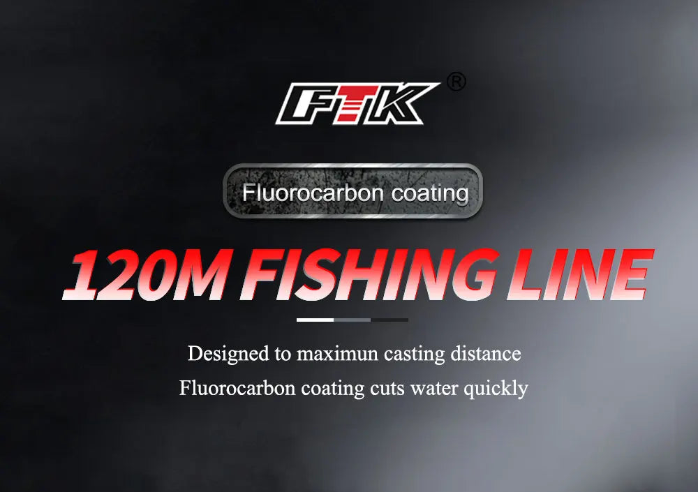 120M Fluorocarbon Coating Fishing Line 0.20mm-0.60mm 7.15LB-45LB Carbon Fiber Leader Line Fishing Lure Wire Sinking Line Japan Daniel’s Outdoor Company