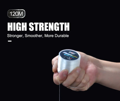 120M Fluorocarbon Coating Fishing Line 0.20mm-0.60mm 7.15LB-45LB Carbon Fiber Leader Line Fishing Lure Wire Sinking Line Japan Daniel’s Outdoor Company