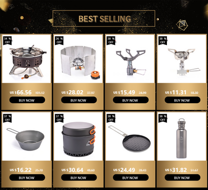 Widesea Camping Wind Proof Gas Burner Outdoor Strong Fire Stove Heater Tourism Equipment Supplies Tourist Kitchen Survival Trips Daniel’s Outdoor Company