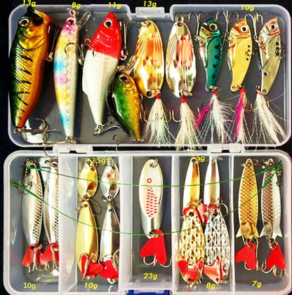 Kit Fishing Lures Set Hard Artificial Wobblers Metal Jig Spoons Soft Lure Fishing Silicone Bait Fishing Tackle Accessories Pesca Daniel’s Outdoor Company
