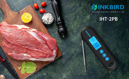 INKBIRD Digital Meat Thermometer With 2 External Probes IHT-2PB Backlight Display 2 Sec Instant Readout Bluetooth Rechargeable Daniel’s Outdoor Company