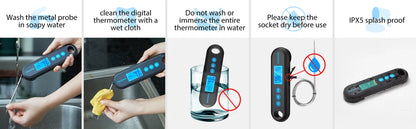 INKBIRD Digital Meat Thermometer With 2 External Probes IHT-2PB Backlight Display 2 Sec Instant Readout Bluetooth Rechargeable Daniel’s Outdoor Company