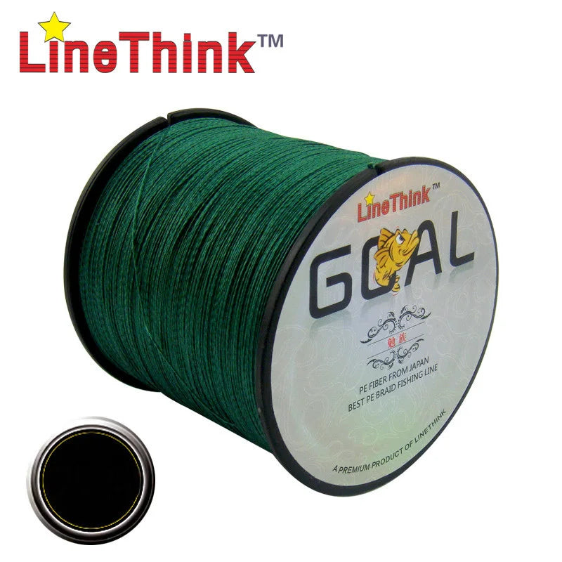 100M 300M 500M Brand LineThink GOAL Japan Multifilament 100% PE Braided Fishing Line 8LB to 100LB Daniel’s Outdoor Company