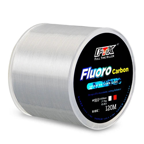 120M Fluorocarbon Coating Fishing Line 0.20mm-0.60mm 7.15LB-45LB Carbon Fiber Leader Line Fishing Lure Wire Sinking Line Japan Daniel’s Outdoor Company