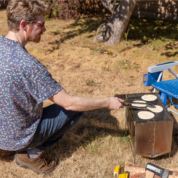 Flatpack Smokeless Firepit and Grill UCOgear.com