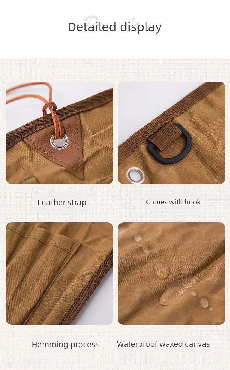 Portable Roll Up Pouch Bag Outdoor Camping Cutlery Storage Bag Cutlery Storage Water Resistant Case For Forks Spoons Chopstick Daniel’s Outdoor Company