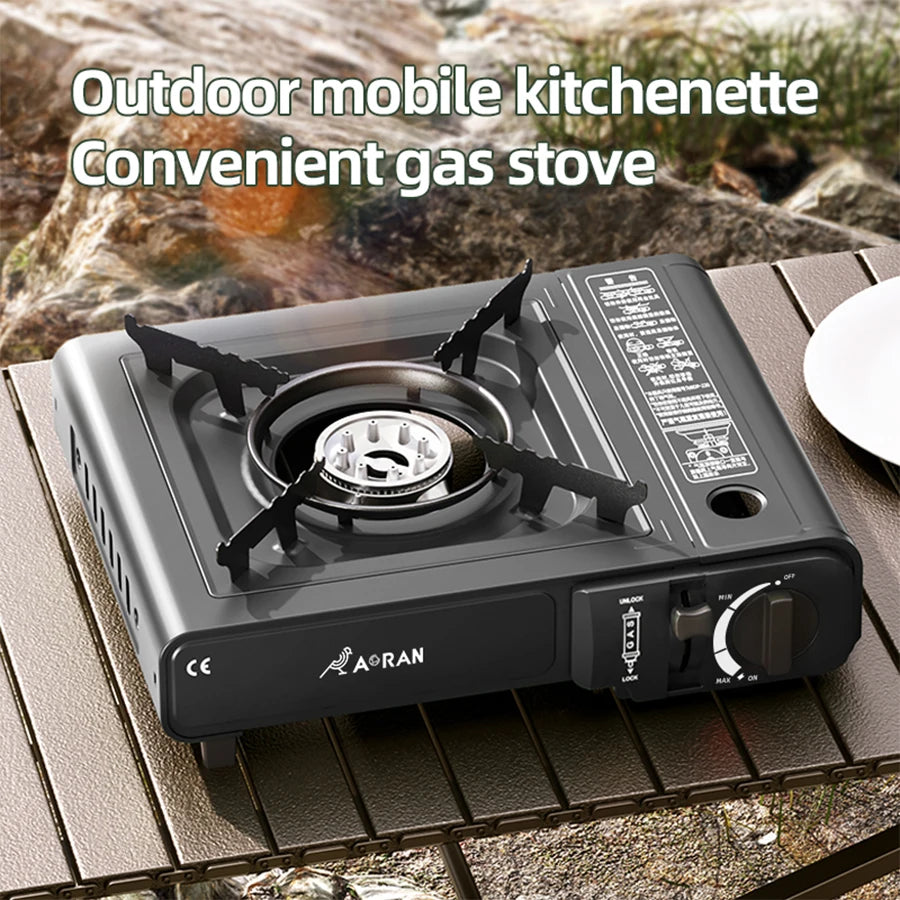 Cassette Stove Household Outdoor Portable Stove Grill 2900W High Fire Gas Stove Suitable for Outdoor Camping Kitchen Barbecue Daniel’s Outdoor Company