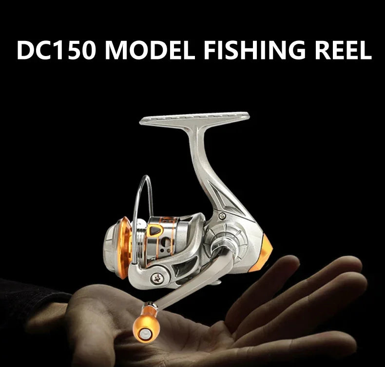 Mini DC150 Series Super Powerful 12+1BB Spinning Fishing Reel 5.2:1 Gear Ratio Metal Mini Durable Fishing Coil baitcasting reel Daniel’s Outdoor Company
