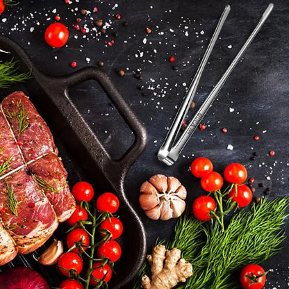 Grill Tongs Stainless Steel Food Tongs Metal Kitchen Tweezers Cooking Utensils for Salad Fish Steak Barbecue Buffet Daniel’s Outdoor Company