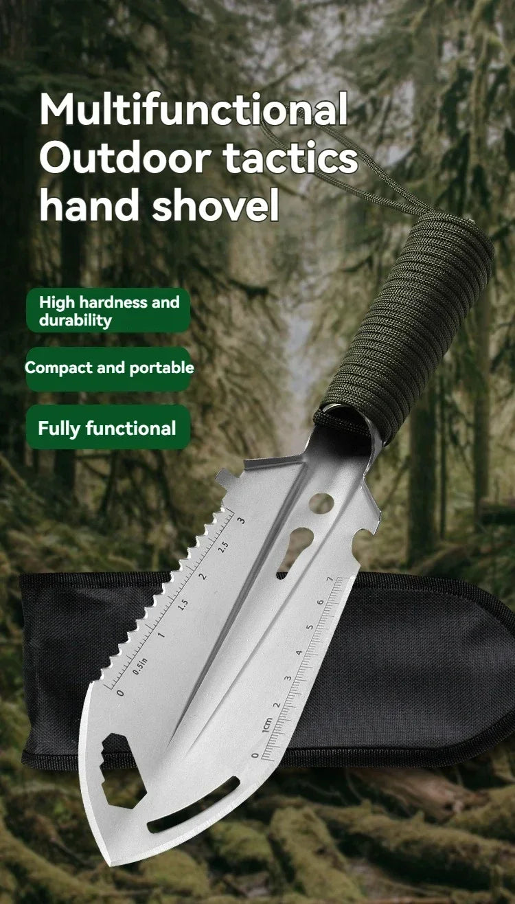 Portable Camping Hiking Traveling Pinic Shovel Multifunctional Ordnance Shovel Survival Outdoor Equipment Garden Tool Shovel Daniel’s Outdoor Company