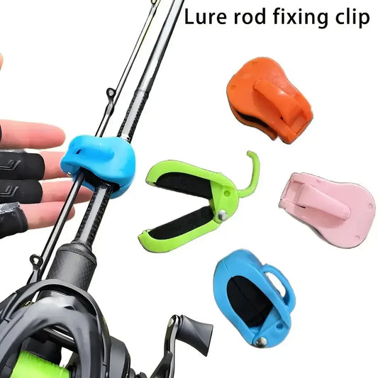 Quick Attach Fishing Rod Clip Tool Free One Hand Holder For 2 Piece Freshwater Rods Secure Locking Tackle Box Organizer 2Pcs Daniel’s Outdoor Company