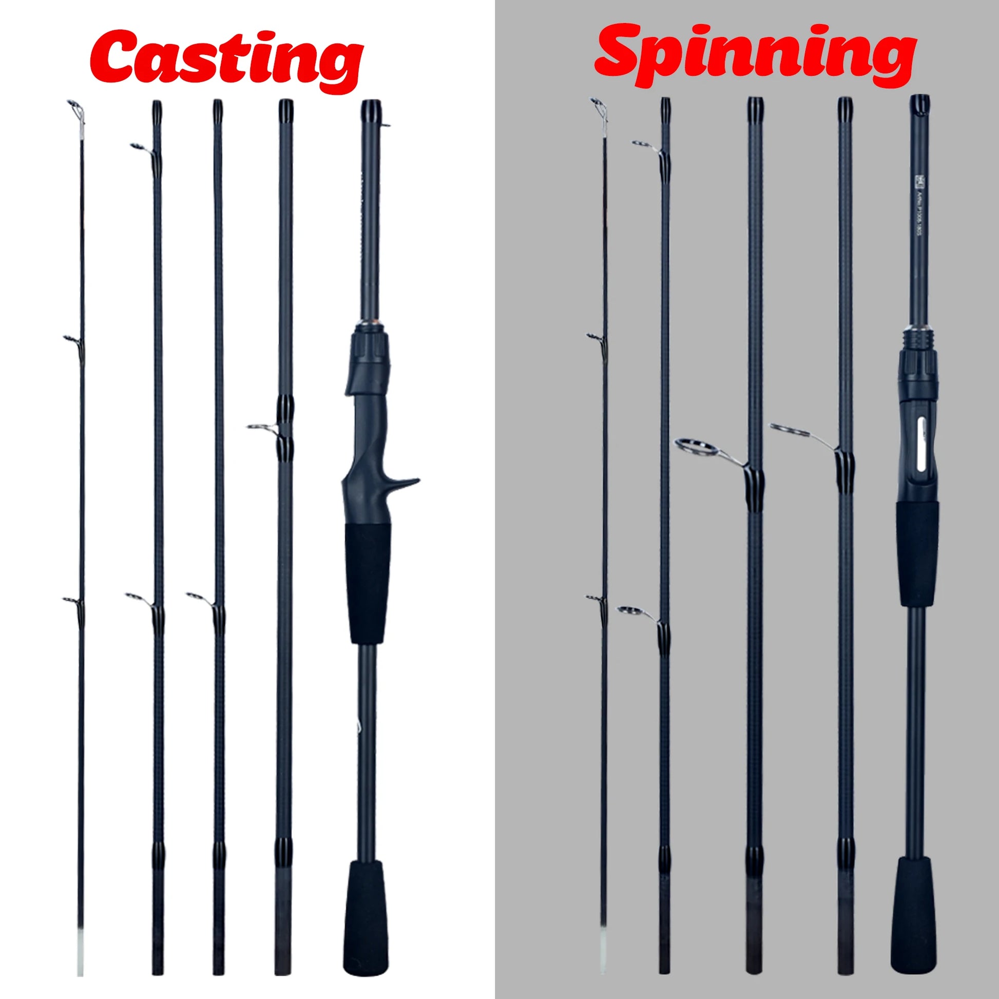 PHISHGER Spinning Baitcasting Travel Carbon Mini Goods For Fishing Rods Casting Weight 5-30g M Fast Ultralight Lure Trout Pole Daniel’s Outdoor Company