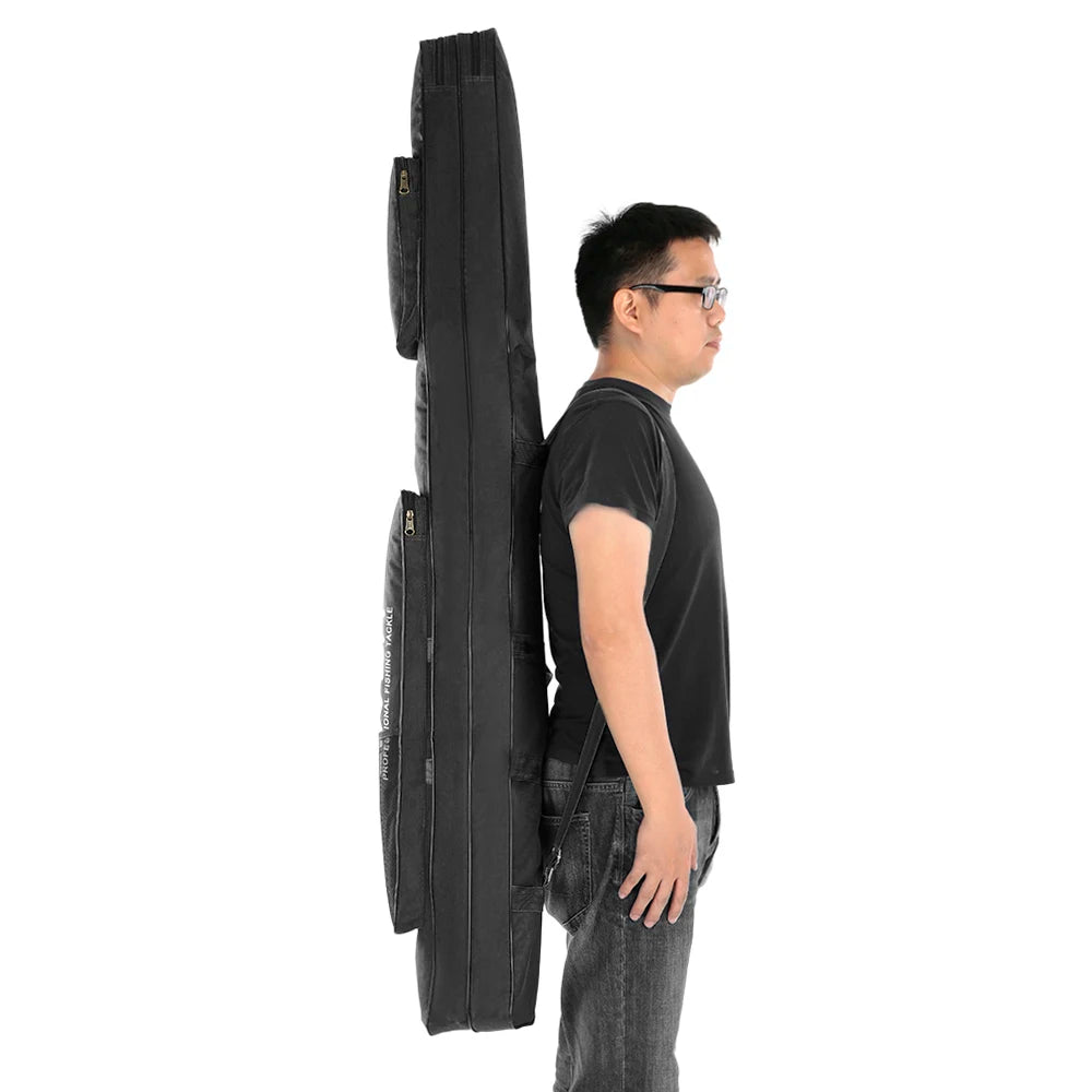 Lixada 100/130/150cm Fishing Bag Portable Folding Fishing Rod Reel Bag Fishing Tackle Carry Case Carrier Bag backpack fishing Daniel’s Outdoor Company