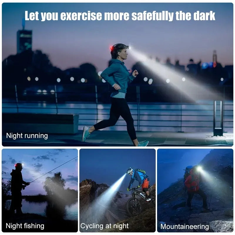 Powerful LED Headlamp USB Rechargeable Telescopic Zoomable Headlight Outdoor Waterproof Work Head Lamp High Lumen Head Torch Daniel’s Outdoor Company