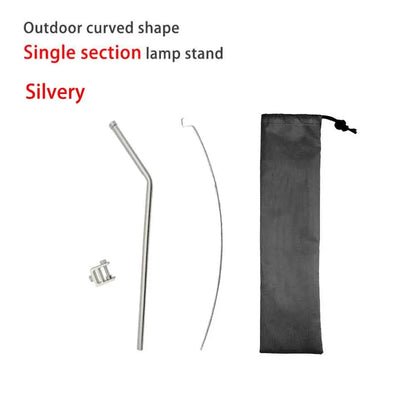 TARKA Camping Lantern Stand Light Holder Ultralight 360° Adjustment Tabletop Light Stand Universal Desktop Lighting Hanging Rack Daniel’s Outdoor Company
