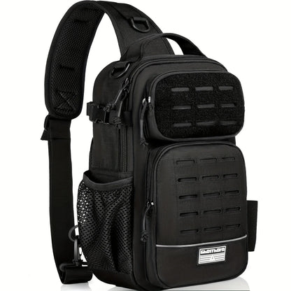 Fishing Backpack Tackle Sling Bag -Lightweight Sling Tackle Storage Bag- Fishing Backpack with Rod Holder gifts Daniel’s Outdoor Company