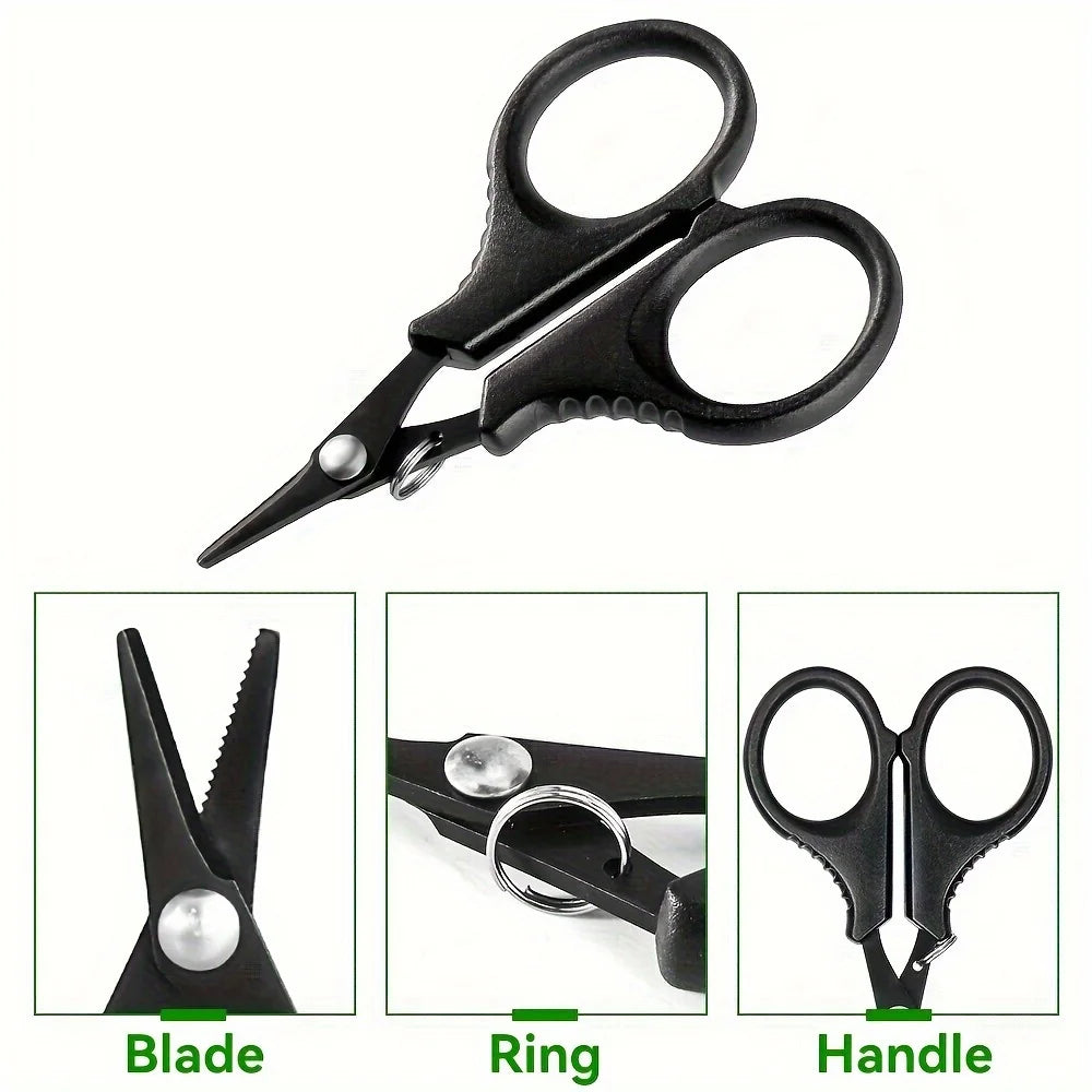 Stainless Steel Fishing Scissor Portable Scissor Plier Cut PE line Braid Line Cutter Plies Carp Fishing Tools Accessories Daniel’s Outdoor Company