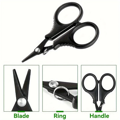 Stainless Steel Fishing Scissor Portable Scissor Plier Cut PE line Braid Line Cutter Plies Carp Fishing Tools Accessories Daniel’s Outdoor Company