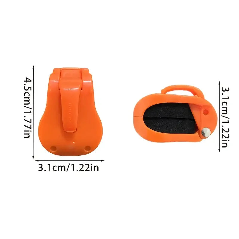 Quick Attach Fishing Rod Clip Tool Free One Hand Holder For 2 Piece Freshwater Rods Secure Locking Tackle Box Organizer 2Pcs Daniel’s Outdoor Company