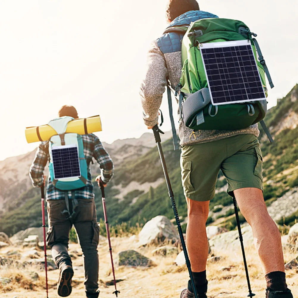 30W Solar Panel Portable 5V Fast-charging Cell Board Outdoor Emergency Charging Battery Camping Hiking Travel Phone Charger Daniel’s Outdoor Company