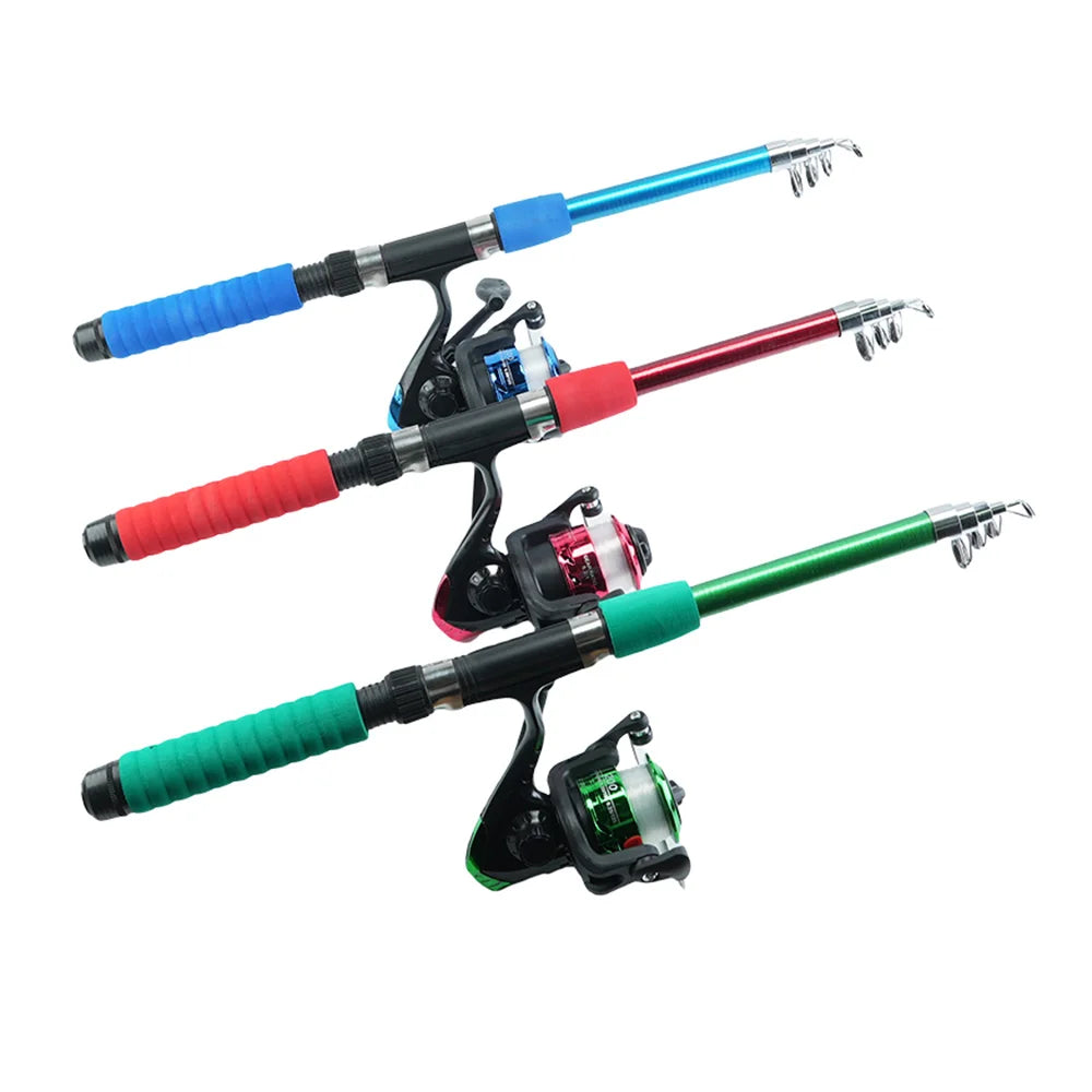 Fishing Pole Set Full Kits With Telescopic Fishing Rod And Spinning Reel Baits Hooks Travel Pole Set Daniel’s Outdoor Company