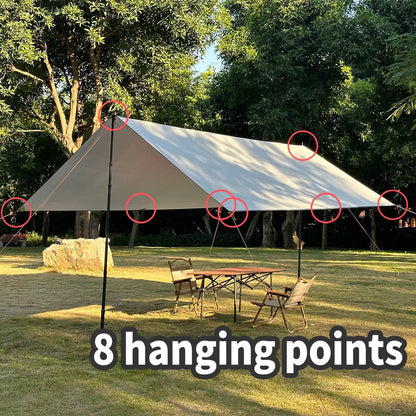 Camping Tarp Waterproof Tent Tourist Awning Shade Garden Canopy Beach Sunshade Outdoor Ultralight Sun Shelter Daniel’s Outdoor Company