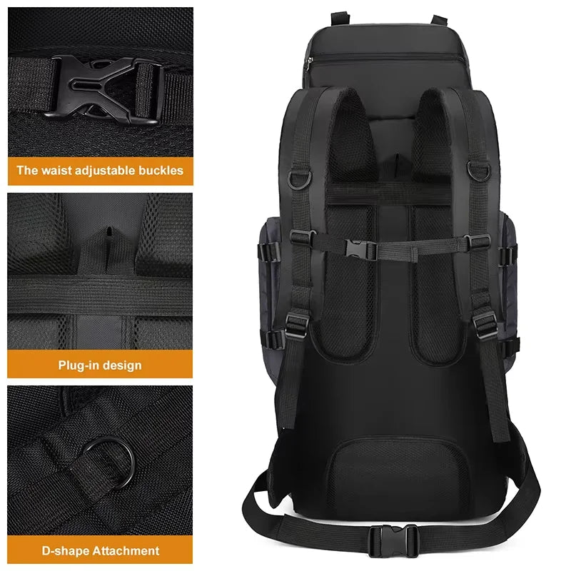 90L Waterproof Hiking Backpack Camping Rucksack Large Capacity Travel Outdoor Sports Bag for Trekking Backpacking and Adventure Daniel’s Outdoor Company
