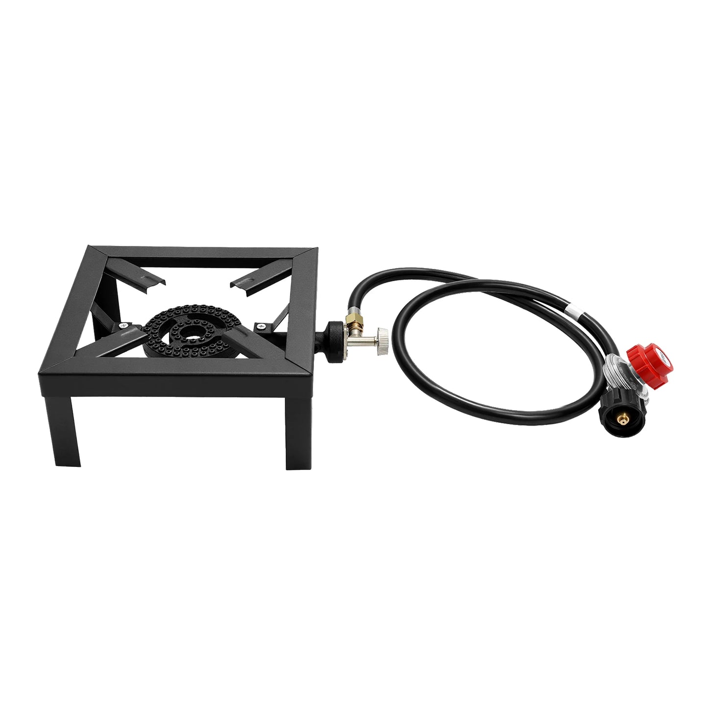 8000W Portable Double Burner Outdoor Gas Stove Propane Cooker with Adjustable 0-10Psi Regulator Hose for Patio Camping, BBQ Daniel’s Outdoor Company