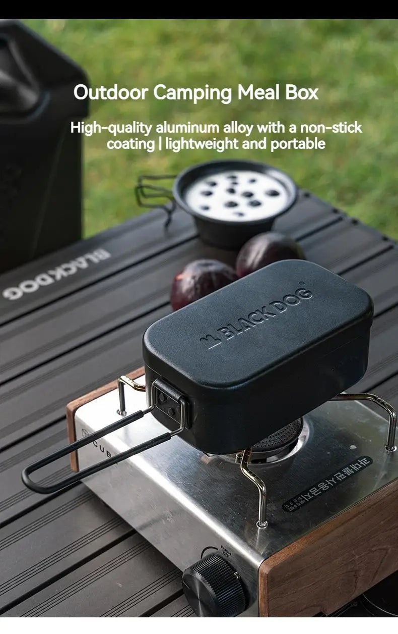 BLACKDOG Outdoor Lunch Box Aluminum 800ML Camping Cooker Ultralight Portable Multi-function Travel Picnic Tableware Cookware Daniel’s Outdoor Company