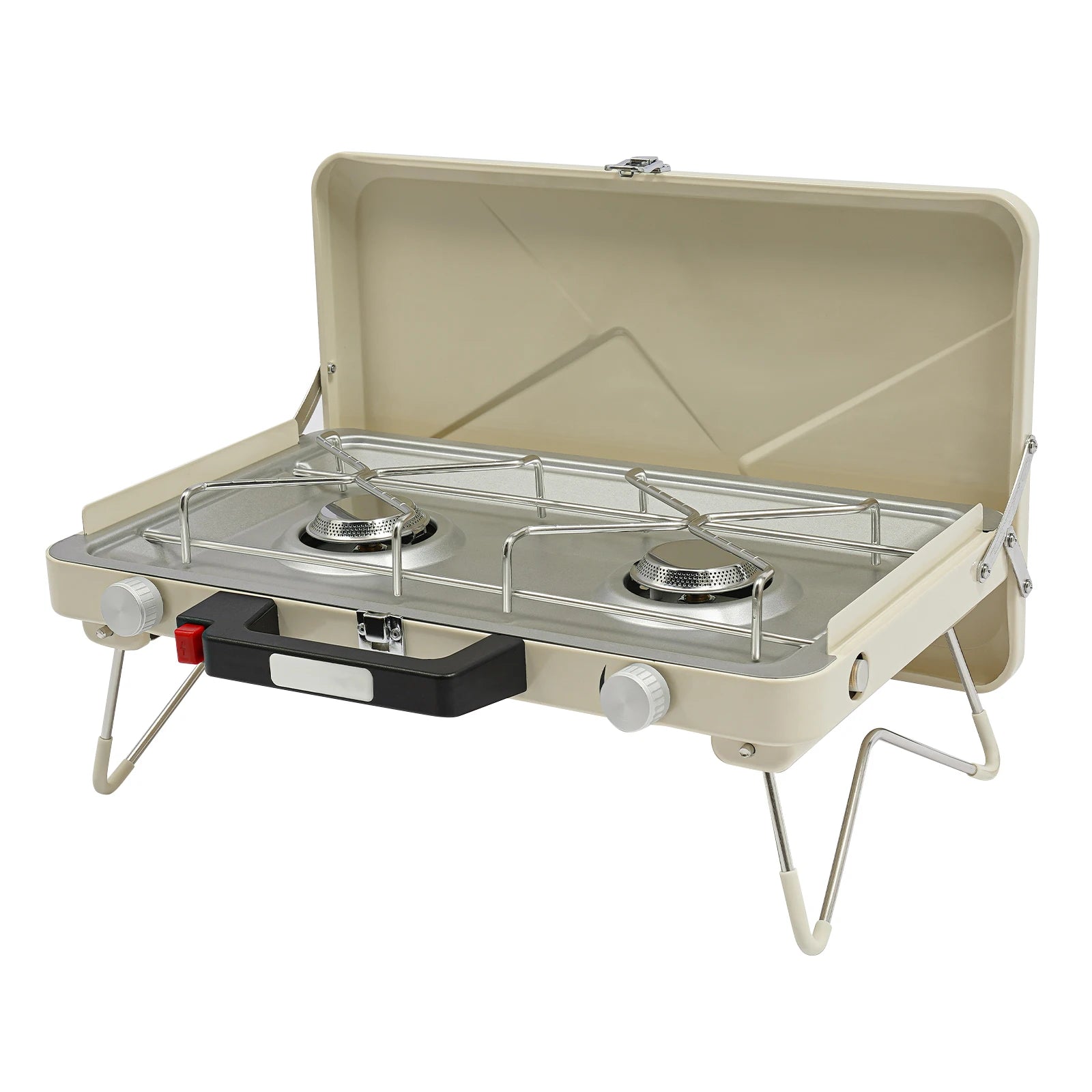 Camping Stove, 2-Burner Camping Stove, Portable Camping Stove for Outdoor Camping, Picnics, Hiking, Caravans, Motorhomes Daniel’s Outdoor Company