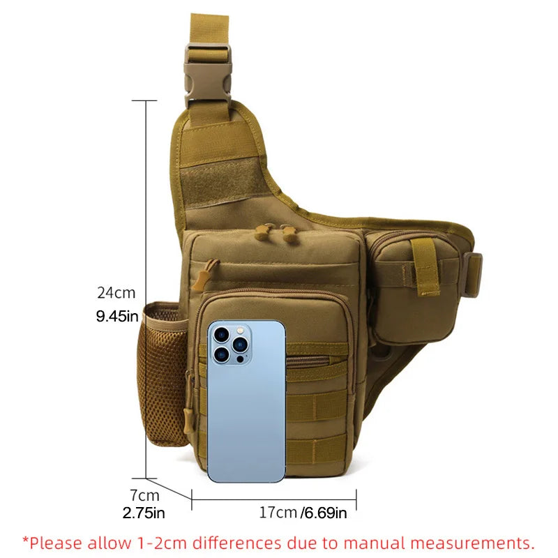 Camping Climbing Bag Chest Pouch For Men Cycling Hiking Travel Outdoor Sport Tactical Crossbody Molle Fishing Waist Fanny Pack Daniel’s Outdoor Company