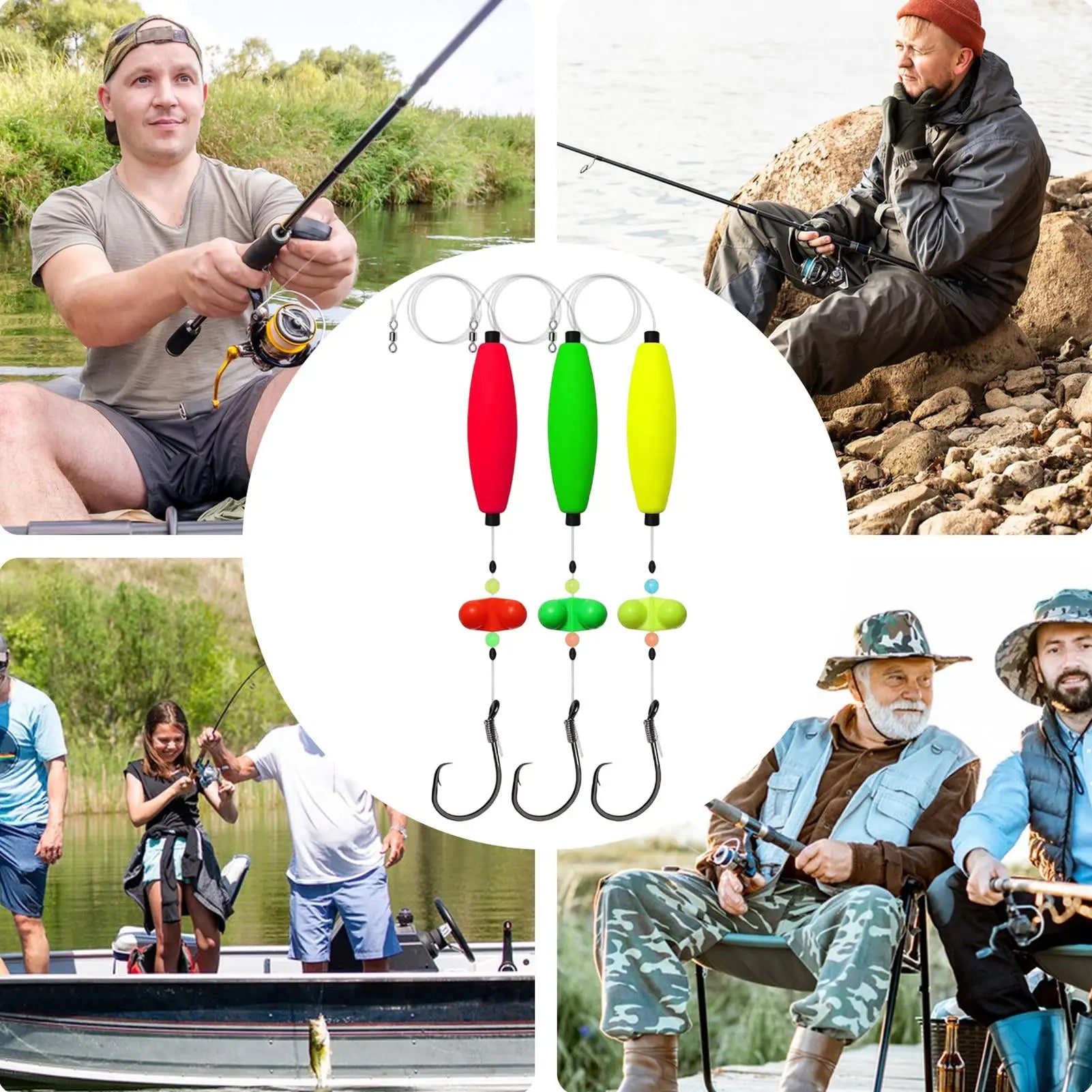 Catfish Fishing Rigs Catfishing Float Rigs Portable Freshwter Tackle Gear For Boyfriend Neighbor Grandfather Uncle Daniel’s Outdoor Company