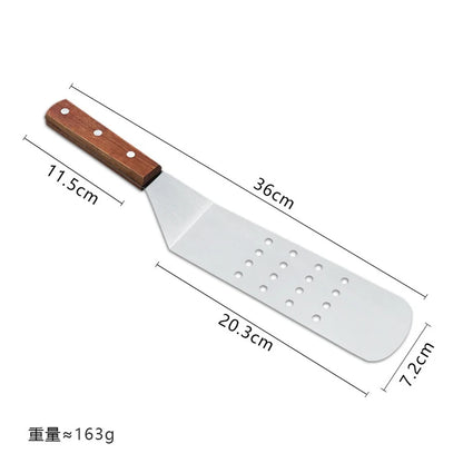 Stainless Steel Spatula and Grill Scraper Non Stick Durable Barbecue Cooking Tools Pizza Shovel Pancake Beef BBQ Utensils Daniel’s Outdoor Company