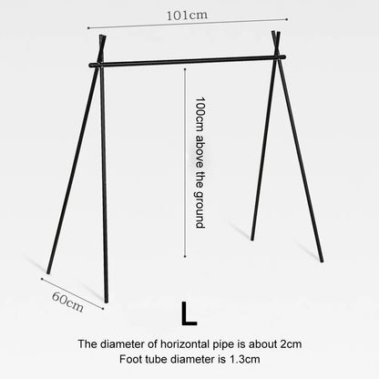 Foldable Camping Tripod Top Plate With Hanging Hole Camping Hanging Rack Top Plate High Strength Bending For BBQ Picnic Hiking Daniel’s Outdoor Company