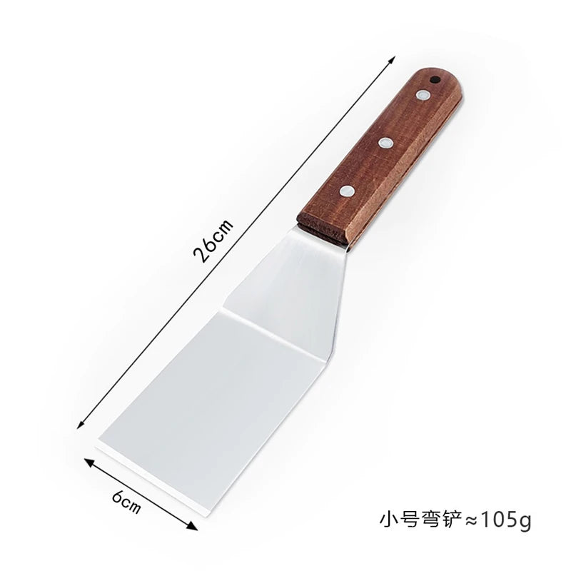 Stainless Steel Spatula and Grill Scraper Non Stick Durable Barbecue Cooking Tools Pizza Shovel Pancake Beef BBQ Utensils Daniel’s Outdoor Company