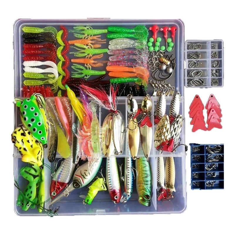 Kit Fishing Lures Set Hard Artificial Wobblers Metal Jig Spoons Soft Lure Fishing Silicone Bait Fishing Tackle Accessories Pesca Daniel’s Outdoor Company