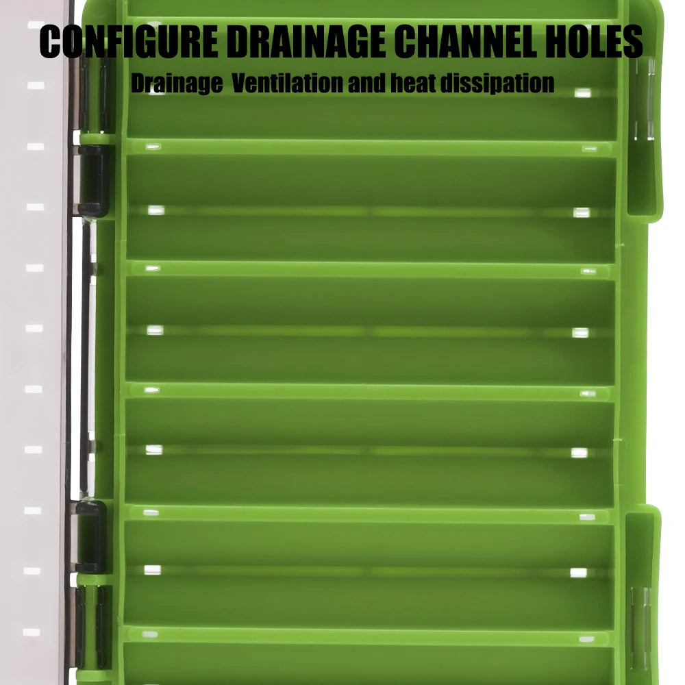 SAMOLLA Double-Sided Compact Tackle Box - Streamline Fishing with Durable, Versatile Organizer for Lures, Hooks, Baits Daniel’s Outdoor Company